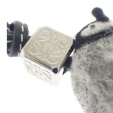 ロエベ LOEWE ベビーペンギン C621232X23 バッグチャーム カーフ フェルト グレー シルバー金具 レディース【中古】【Aランク】