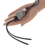 ロエベ LOEWE ベビーペンギン C621232X23 バッグチャーム カーフ フェルト グレー シルバー金具 レディース【中古】【Aランク】