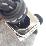 ロエベ LOEWE ベビーペンギン C621232X23 バッグチャーム カーフ フェルト グレー シルバー金具 レディース【中古】【Aランク】