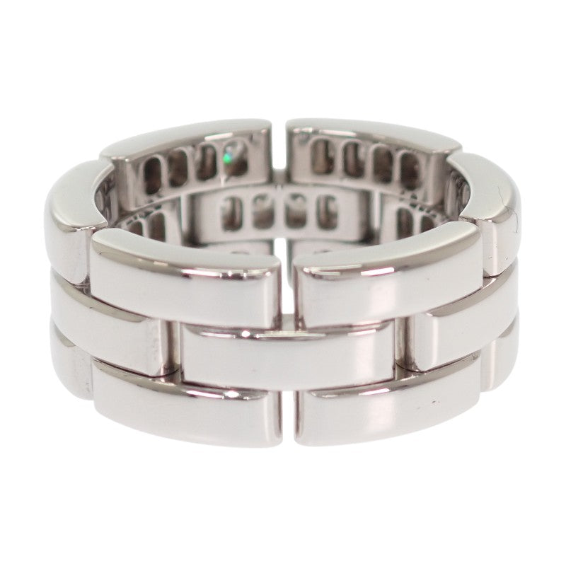 カルティエ CARTIER マイヨン パンテール 3連 10号 N4127250 リング K18ホワイトゴールド ダイヤモンド レディース メンズ【中古】【Aランク】