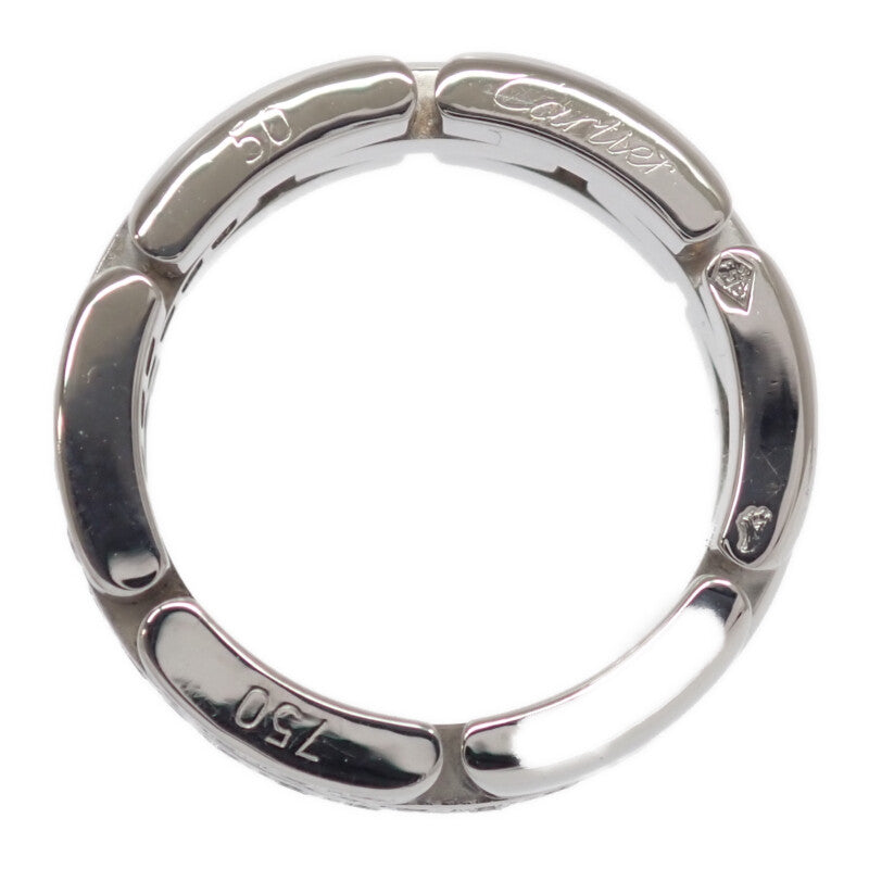 カルティエ CARTIER マイヨン パンテール 3連 10号 N4127250 リング K18ホワイトゴールド ダイヤモンド レディース メンズ【中古】【Aランク】