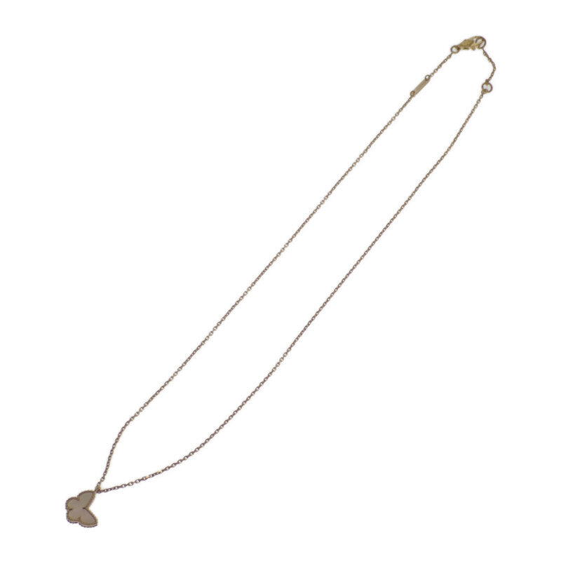 ヴァンクリーフ&アーペル Van Cleef & Arpels スウィート パピヨン VCARF69300 ネックレス K18イエローゴールド マザーオブパール レディース【中古】【ABランク】