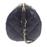 シャネル CHANEL マトラッセ ミニボストン 2025SS AP4474 B10583 2WAYバッグ ショルダーバッグ キャビアスキン ブラック ゴールド金具 レディース【中古】【Aランク】