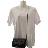 シャネル CHANEL マトラッセ ミニボストン 2025SS AP4474 B10583 2WAYバッグ ショルダーバッグ キャビアスキン ブラック ゴールド金具 レディース【中古】【Aランク】