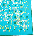 エルメス HERMES カレ90 スカーフ シルク グリーン ブルー レディース【中古】【Aランク】