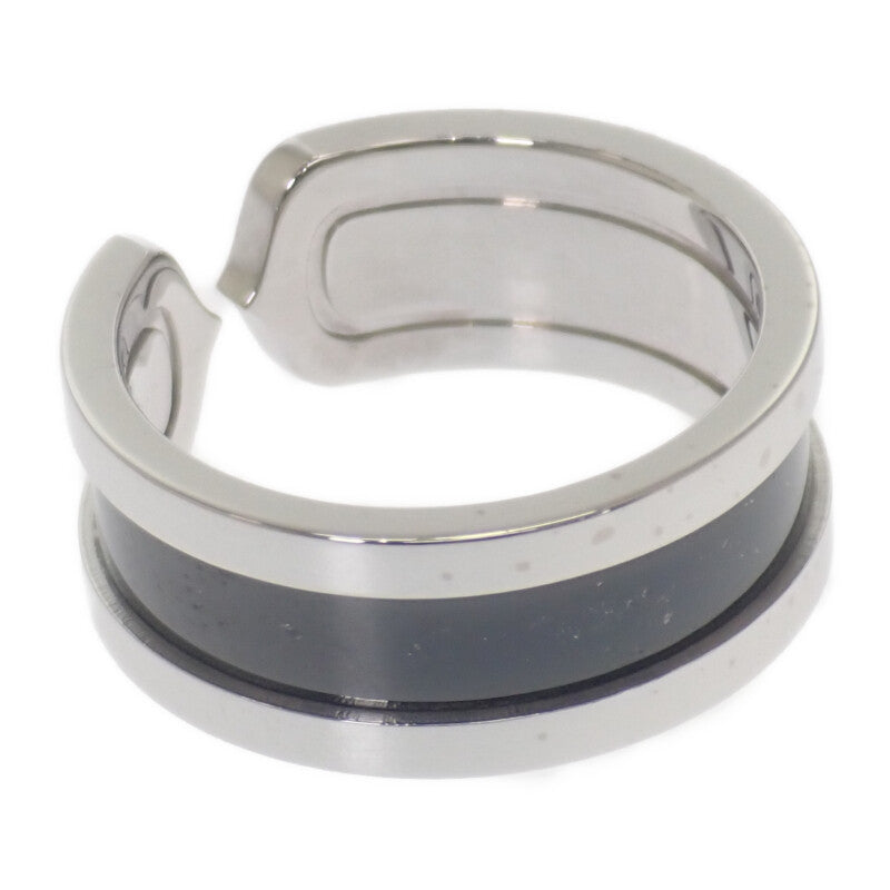 カルティエ CARTIER 2C ブラッククラッカー 2003年限定 17号 リング K18ホワイトゴールド レディース メンズ【中古】【ABランク】