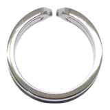 カルティエ CARTIER 2C ブラッククラッカー 2003年限定 17号 リング K18ホワイトゴールド レディース メンズ【中古】【ABランク】