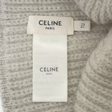 セリーヌ CELINE トリオンフ 2AA32384D ニットキャップ カシミヤ グレー TU メンズ レディース【中古】【Aランク】