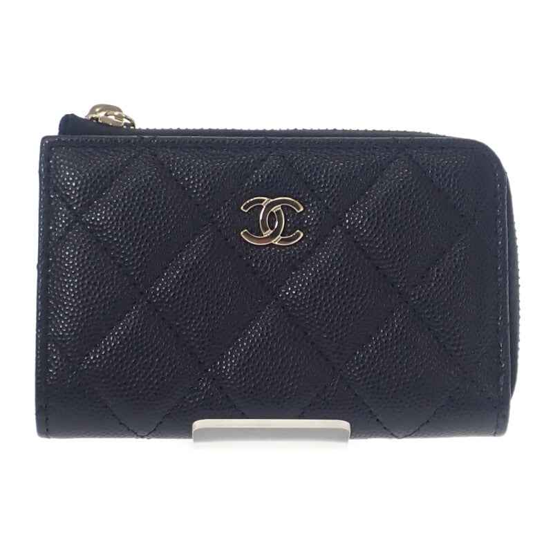 シャネル CHANEL キーリング AP0221 B10583 コインケース キャビア 