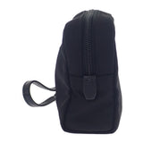 プラダ PRADA スモール Re-Nylon 1NS021 ポーチ ナイロン ブラック シルバー金具 レディース メンズ ユニセックス【中古】【Aランク】