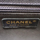 シャネル CHANEL スモールフラップバッグ AS4908 ショルダーバッグ キャビアスキン ブラック ゴールド金具 レディース【中古】【ABランク】