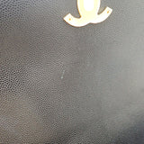 シャネル CHANEL スモールフラップバッグ AS4908 ショルダーバッグ キャビアスキン ブラック ゴールド金具 レディース【中古】【ABランク】