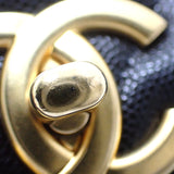 シャネル CHANEL スモールフラップバッグ AS4908 ショルダーバッグ キャビアスキン ブラック ゴールド金具 レディース【中古】【ABランク】