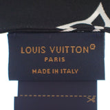 ルイヴィトン LOUIS VUITTON バンドー モノグラム コンフィデンシャル M78656 スカーフ シルク ノワール レディース【中古】【Aランク】