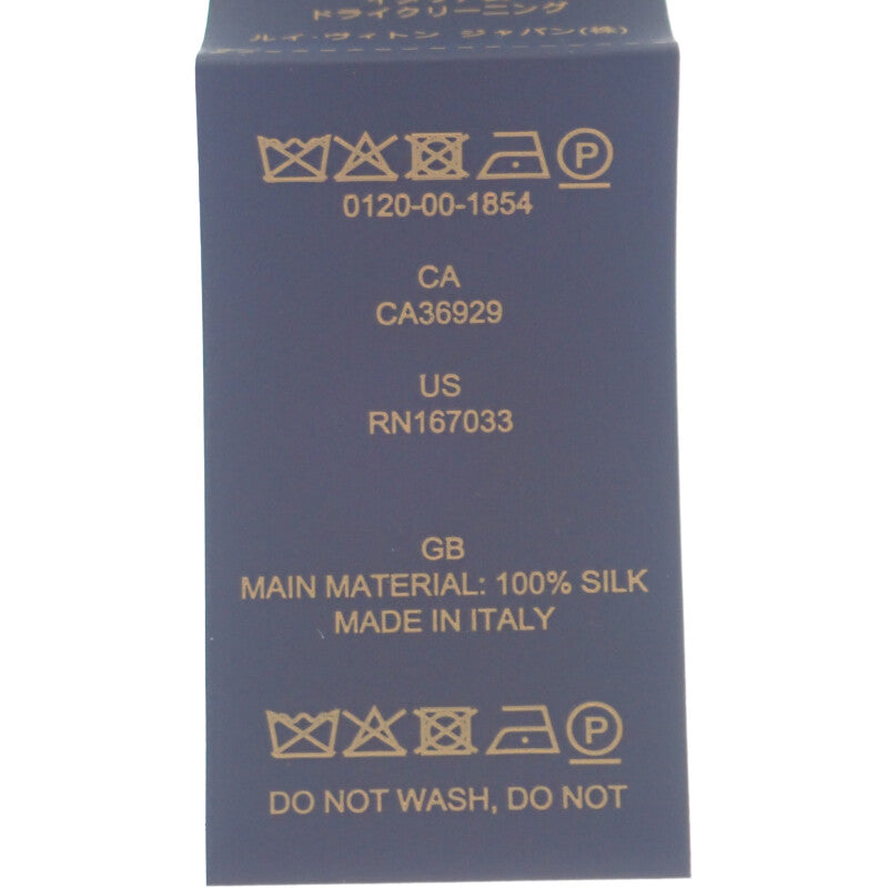路易威登 LOUIS VUITTON 絲巾 Monogram Confidential M78656 絲綢 黑色 女款【二手】【A級】