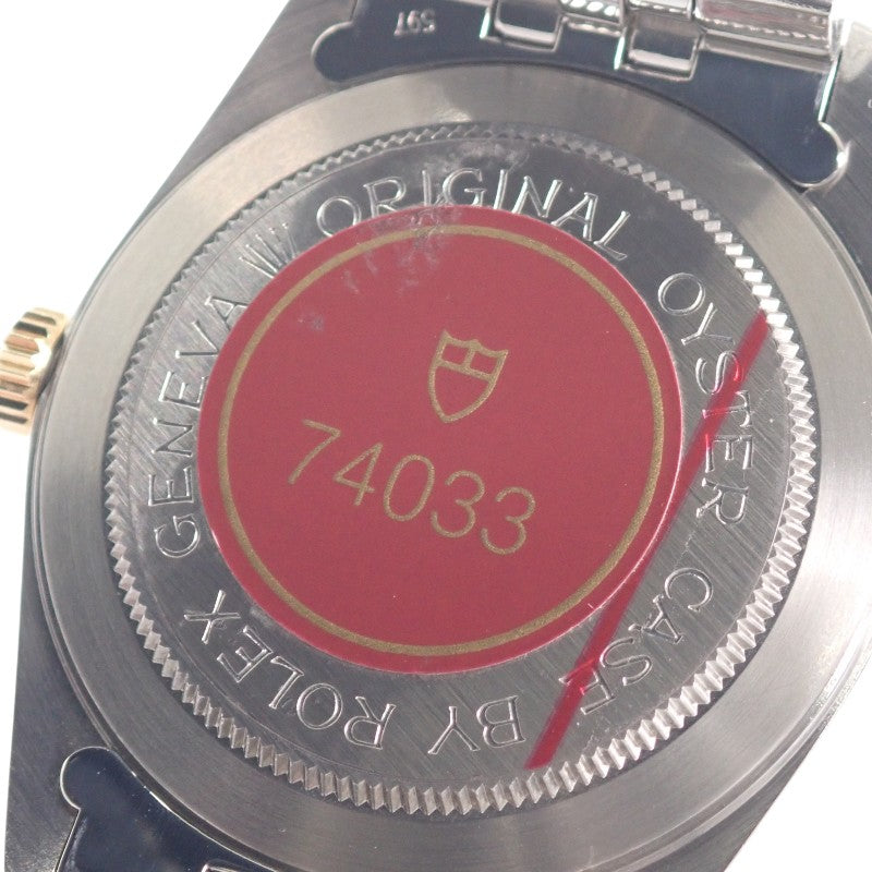 チューダー TUDOR チュードル プリンスデイト 74033 腕時計 ステンレススチール GP イエローゴールド 自動巻き ゴールド文字盤 メンズ【中古】【Aランク】