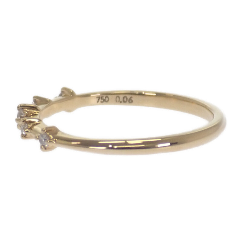 タサキ TASAKI 11号 RD-R464 リング K18イエローゴールド ダイヤモンド レディース【中古】【Aランク】