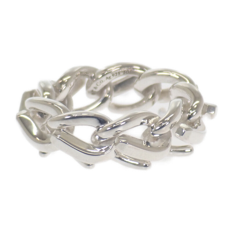 蒂芙尼 TIFFANY&Co. Forge Link 16號 72549309 戒指 純銀 銀色 女款 男款【中古】【A級】