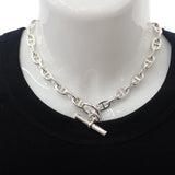 エルメス HERMES シェーヌダンクルMM 36コマ ネックレス シルバー925 レディース メンズ【中古】【Aランク】