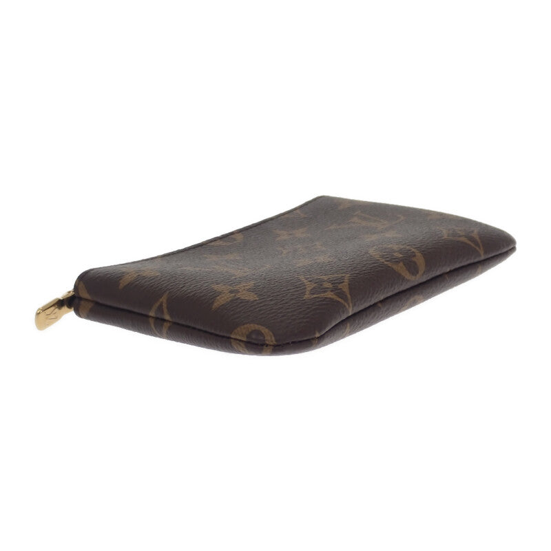 ルイヴィトン LOUIS VUITTON カードキーケース ポシェット クレ M13559 モノグラム カードケース キャンバス ブラウン レディース メンズ【中古】【Sランク】