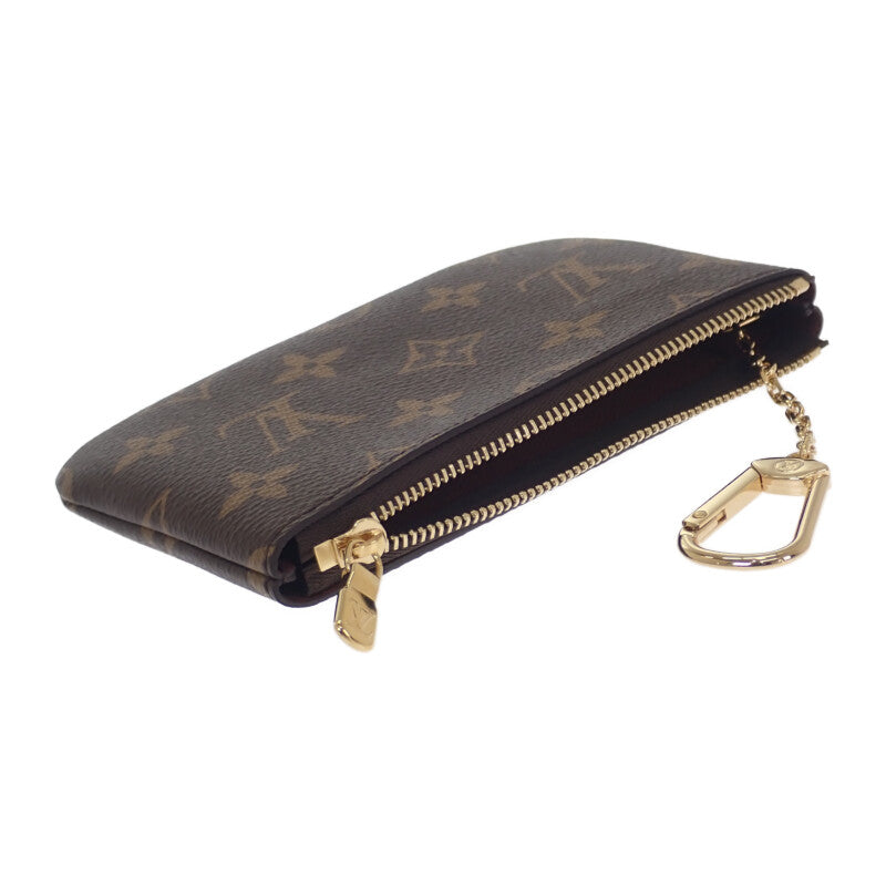 ルイヴィトン LOUIS VUITTON カードキーケース ポシェット クレ M13559 モノグラム カードケース キャンバス ブラウン レディース メンズ【中古】【Sランク】