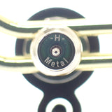 エルメス HERMES Hエキップ H057086FL25 ピアス バッファローホーン ブルー ブラウン レディース【中古】【Aランク】