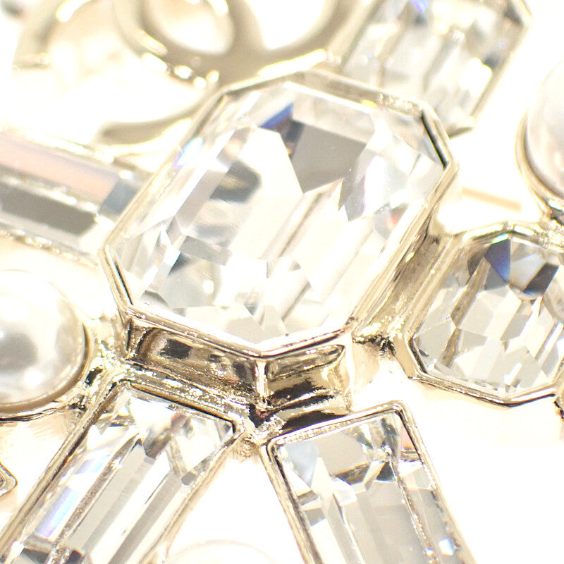 シャネル CHANEL クリスタルパール G22C ブローチ メタル ゴールド レディース【中古】【Aランク】