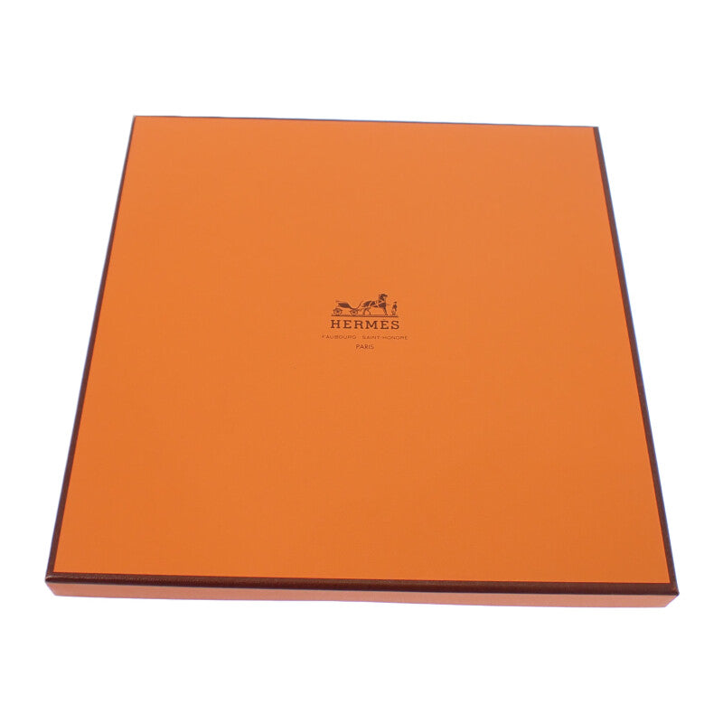 エルメス HERMES カレ90 Les chants du Henne hennaの歌 スカーフ シルク アイボリー グレー レディース【中古】【Aランク】