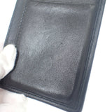 ミュウミュウ MIUMIU マテラッセレザー 5MC076_AFPP_F0002 カードケース ラムスキン ブラック ゴールド金具 レディース【中古】【ABランク】