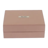 ミュウミュウ MIUMIU マテラッセレザー 5MC076_AFPP_F0002 カードケース ラムスキン ブラック ゴールド金具 レディース【中古】【ABランク】