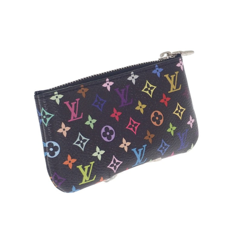 ルイヴィトン LOUIS VUITTON LV × TM キーポーチ ポシェット クレ M13664 モノグラム キーケース キャンバス マルチカラー シルバー金具 レディース メンズ【中古】【SAランク】