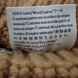 ロエベ LOEWE アナグラムブローチビーニー F000487XEK ニットキャップ ウール キャメル メンズ レディース【中古】【Aランク】