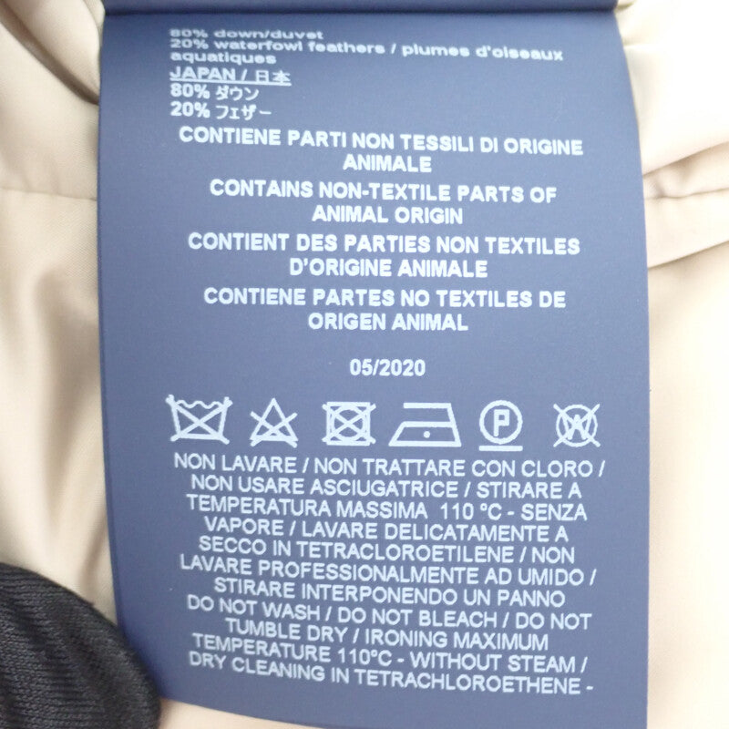 ヘルノ Herno ミディアム 40 PI1139D-12170-1985 ダウンジャケット ナイロン ベージュ レディース【中古】【Aランク】