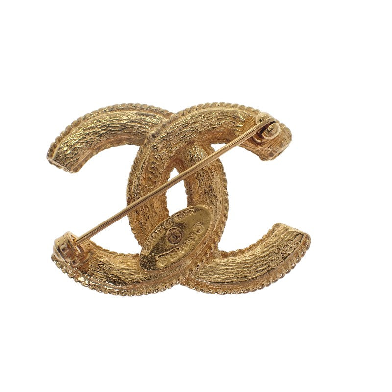 シャネル CHANEL ココマーク ブローチ メタル ゴールド レディース【中古】【ABランク】