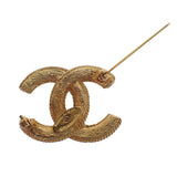 シャネル CHANEL ココマーク ブローチ メタル ゴールド レディース【中古】【ABランク】