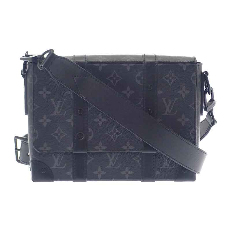 ルイヴィトン LOUIS VUITTON トランク・メッセンジャー PM M45727 モノグラムエクリプス ショルダーバッグ ブラック メンズ【中古】【ABランク】
