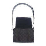 ルイヴィトン LOUIS VUITTON トランク・メッセンジャー PM M45727 ショルダーバッグ モノグラムキャンバス ブラック ブラック金具 メンズ【中古】【ABランク】