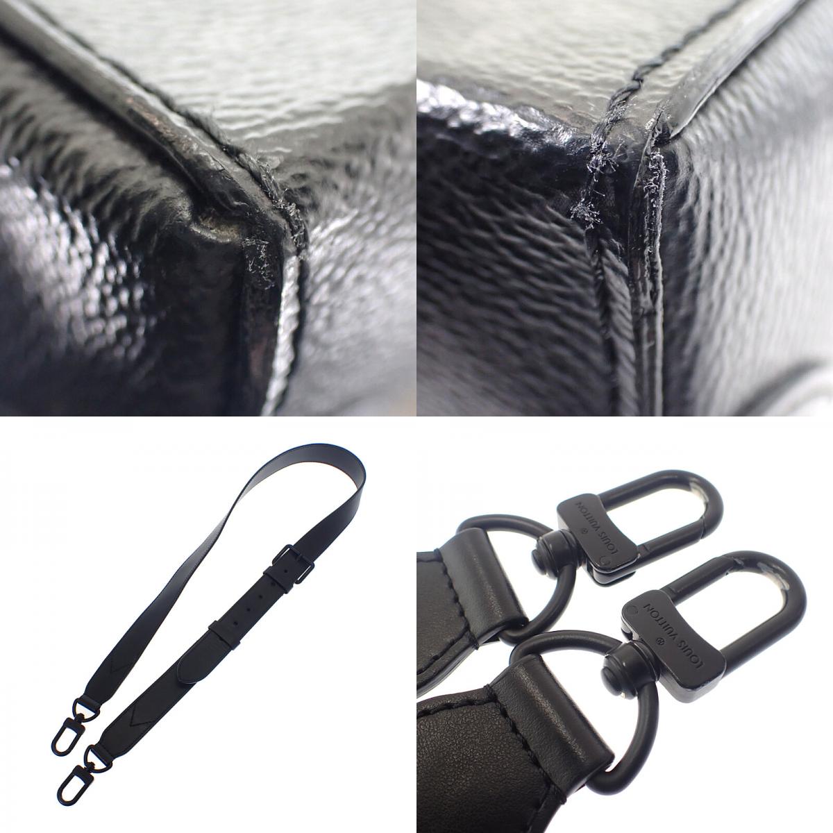 ルイヴィトン LOUIS VUITTON トランク・メッセンジャー PM M45727 モノグラムエクリプス ショルダーバッグ ブラック メンズ【中古】【ABランク】