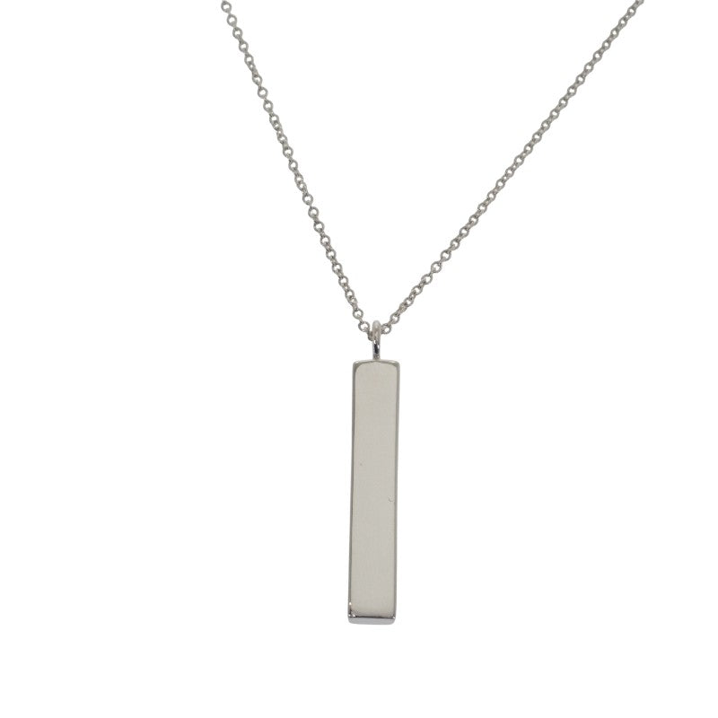 ティファニー TIFFANY&Co. ノーツ バーペンダント 23457628 ネックレス シルバー925 ダイヤモンド レディース【中古】【Aランク】