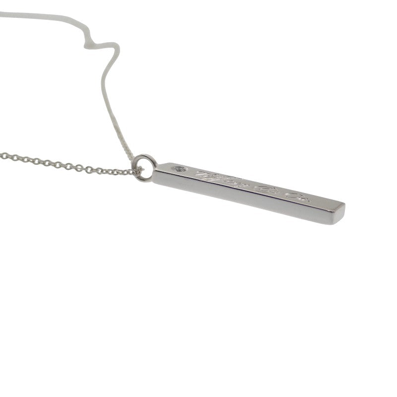 ティファニー TIFFANY&Co. ノーツ バーペンダント 23457628 ネックレス シルバー925 ダイヤモンド レディース【中古】【Aランク】