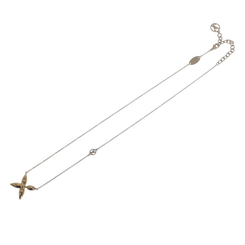 路易威登 LOUIS VUITTON Flower Collier Louisette M00365 項鍊 金色 金屬 女士【中古】【A級品】