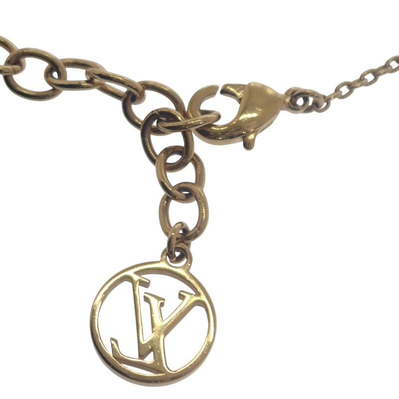 ルイヴィトン LOUIS VUITTON フラワーコリエ・ルイゼット M00365 ネックレス メタル ゴールド レディース【中古】【Aランク】