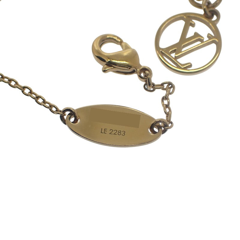 ルイヴィトン LOUIS VUITTON フラワーコリエ・ルイゼット M00365 ネックレス メタル ゴールド レディース【中古】【Aランク】