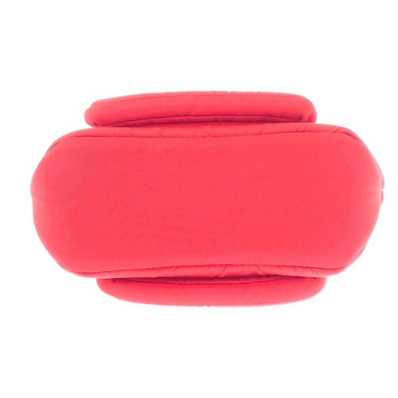 プラダ PRADA TESSUTO POCKET カーゴ スモール 1BG270 トートバッグ 2WAYバッグ ショルダーバッグ ナイロン レザー レッド ブラック シルバー金具 レディース【中古】【ABランク】