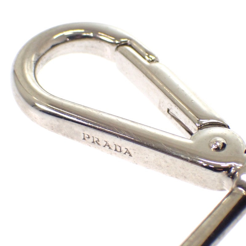 プラダ PRADA TESSUTO POCKET カーゴ スモール 1BG270 トートバッグ ショルダーバッグ ナイロン レザー レッド ブラック シルバー金具 レディース【中古】【ABランク】
