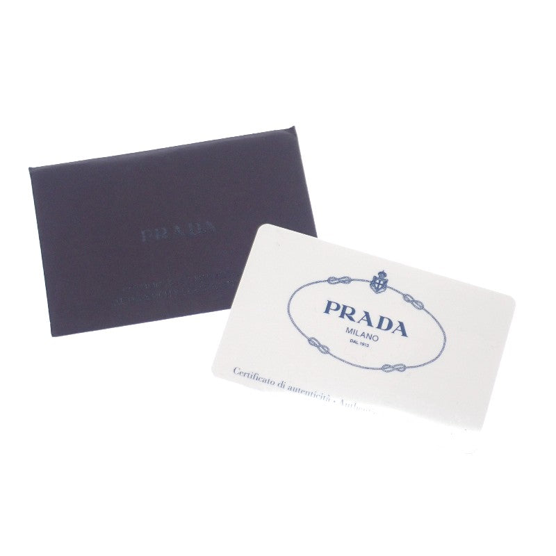 プラダ PRADA TESSUTO POCKET カーゴ スモール 1BG270 トートバッグ 2WAYバッグ ショルダーバッグ ナイロン レザー レッド ブラック シルバー金具 レディース【中古】【ABランク】