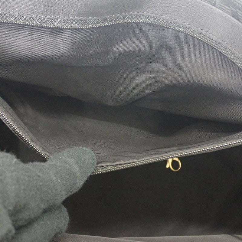 シャネル CHANEL ニュートラベルライントート MM A15991 トートバッグ ナイロン レザー ブラック レディース【中古】【ABランク】