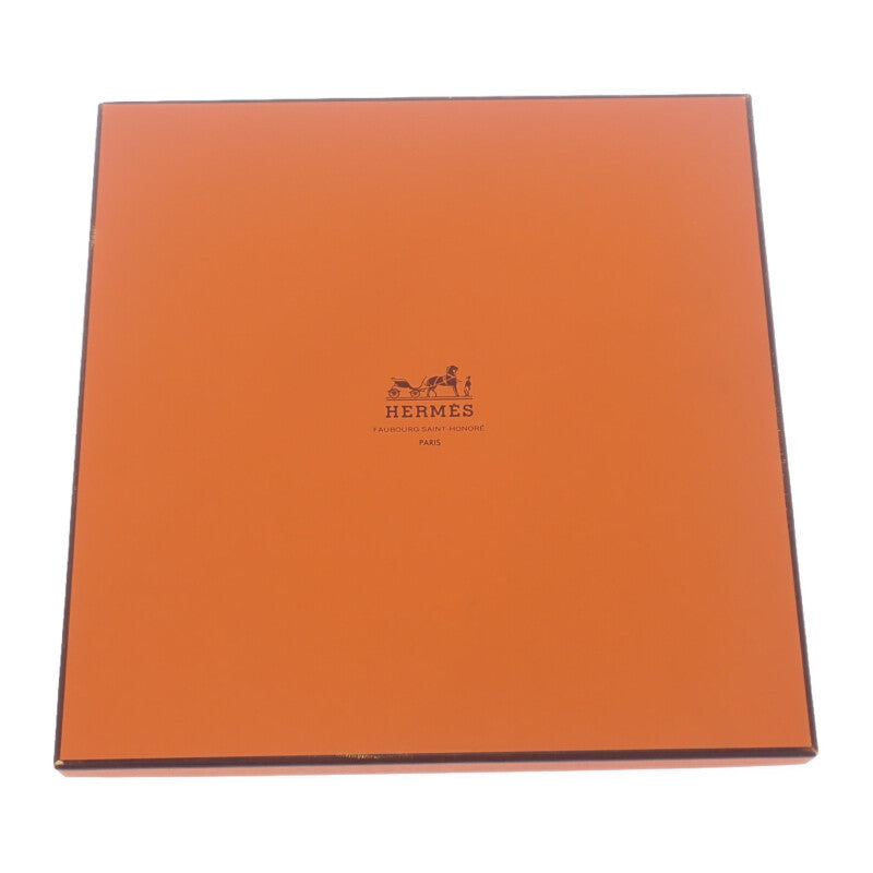 愛馬仕 HERMES 方巾90 船隻扶手 RAILING 絲巾 絲綢 象牙白 藍色 女士【中古】【A級】