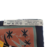 エルメス HERMES カレ90 カチナ Kachinas スカーフ シルク ブラック レディース【中古】【Aランク】