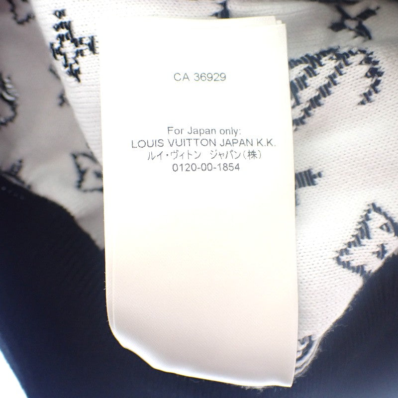 ルイヴィトン LOUIS VUITTON モノグラムグラディエントフーディ M 1AA4Y7 パーカー コットン ブラック メンズ【中古】【ABランク】